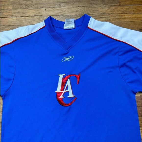 Vintage LA Clippers Warn Up Shooting Jersey Shirt - Picture 4 of 8